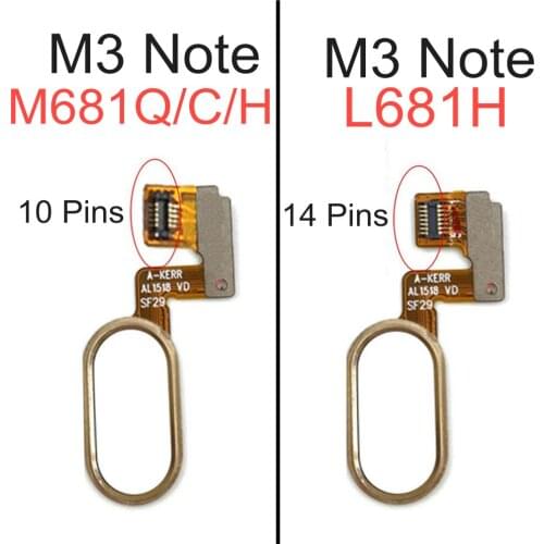 For Meizu Meilan M3 Note L681H M681Q Home Button FingerPrint Touch ID Sensor Flex Cable Ribbon Replacement Part