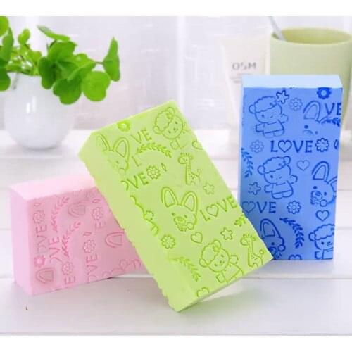 1PC Bath Sponge Body Dead Skin Remover Exfoliating Massager Cleaning Shower Brush 4 Colors Skin Care Wash Tool For Kids Adults