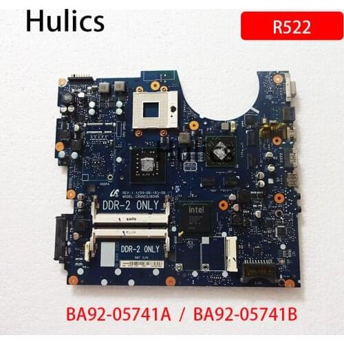 Hulics Original BA92-05741A BA92-05741B BA41-01060A BA41-01061A For Samsung NP-R522 R522 R620 R520 Laptop Motherboard PM45 DDR2