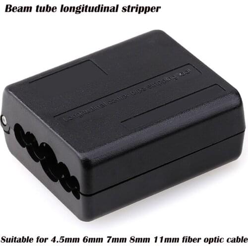 Cable ribbon center beam tube longitudinal stripper open cable bundle tube fiber optic cable loose tube longitudinal stripper
