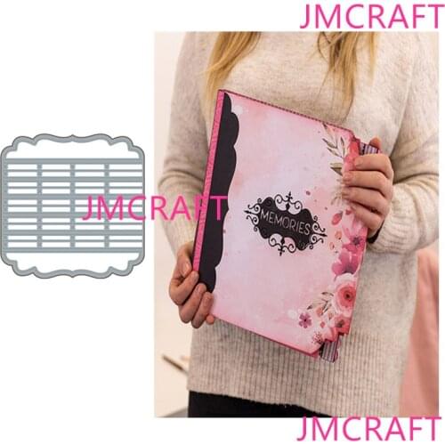 JMCRAFT 2021 New Album Stripe Decoration #1 Metal Cutting Dies DIY Scrapbook Handmade Paper Craft Metal Steel Template Dies