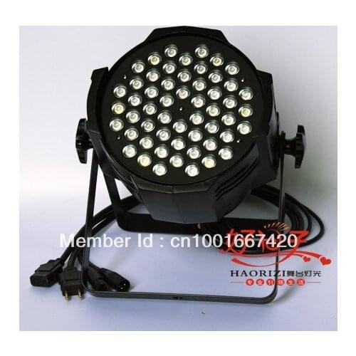 Wholesale Ledpar Cast-die Aluminum 3W 54pcs Disco Club Bar Family Party Wedding Lights Effects Lighting RGBW 8 DMX512