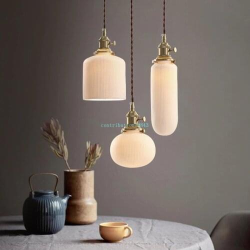 Nordic Modern Ceramic Pendant Lights Bathroom Mirror Bedroom Vintage Wall Lamps Sconce LED Bedside Wall Lights Home Decor Lamp