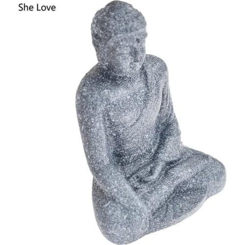 Chzimade Resin Buddha Statue Religious Buddhism Statue Garden Ornament India Statues Sculptures Home Decoration Gifts