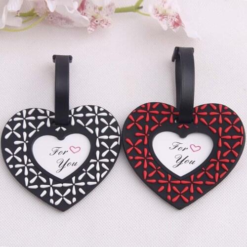 Wedding favor gift and giveaways--Love heart shaped Luggage Tag novelty party favor souvenir 200pcs/lot