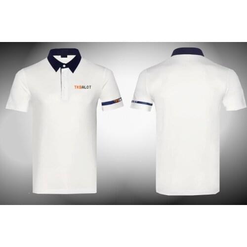 TKSALOT summer dry fit short sleeve milk silk smooth touching sports golf T-shirt