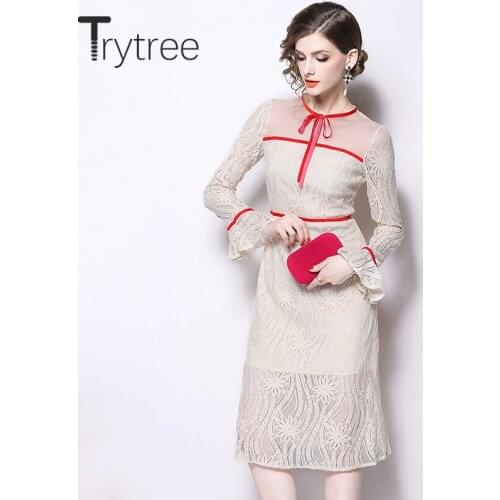 Прямые летние платья Trytree China At AliExpress