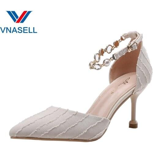 Shoes female 2021 thick with a fairy in the wind with the new summer skirt gao with shoes baotou sandals in the summer