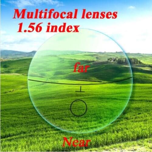 1.56 progressive Optical Aspheric Prescription Lenses Fast and Deep Color Coating Change Performance