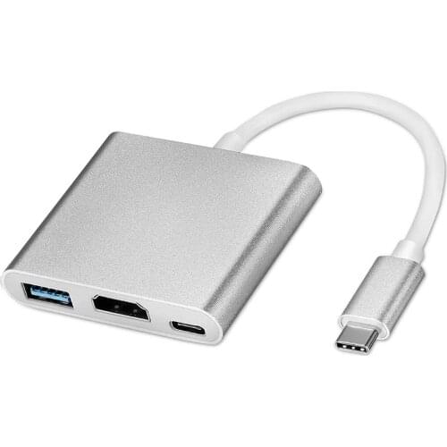 3 Adapter USB Type C Hub HDMI-compatible 4K Quick Charging Port support Samsung Dex mode USB-C Dock with PD for MacBook laptop