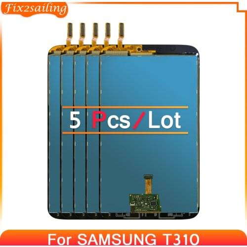 5Pcs LCD Touch Screen Digitizer Sensors Assembly Panel Replacement For Samsung Galaxy Tab 3 8.0 T310 T311 SM-T310 SM-T311