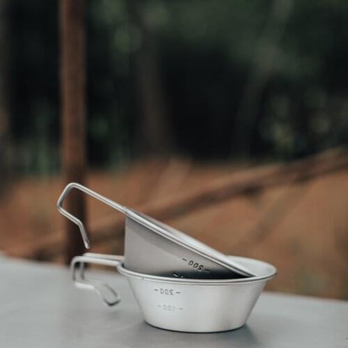 Tillak Outdoor Camping Stainless Steel Sierra Bowl Picnic Fishing Portable Barbecue Hiking Stacking Cup Cookware Gear