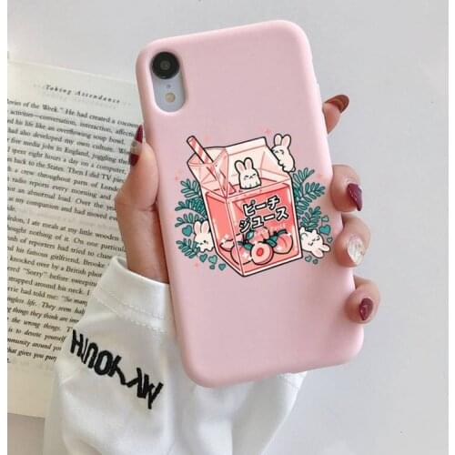 Milk Tea Drink Bottle Phone Case for iphone 11 12 mini pro max 7 8 plus 6 6s x xs max xr coque