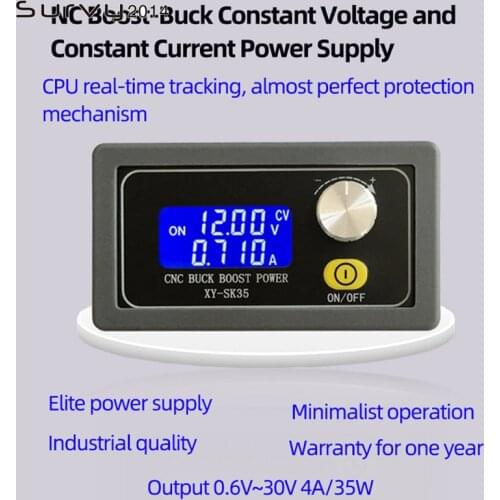 DC-DC digital LCD display constant voltage current step-down programmable control power module ammeter diy electronics