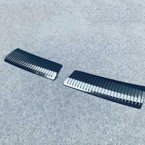 For Nissan X-Trail XTrail 2021 Stainless Interior Rear Bumper Protector Sill Trim Tail Trunk Guard Pedal Car Styling Accessories