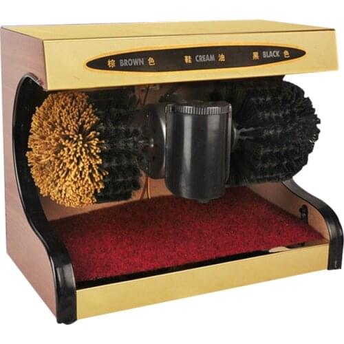 Shoe polisher Shoe polishing machine Automatic Horizontal Induction shoe cleaning machine