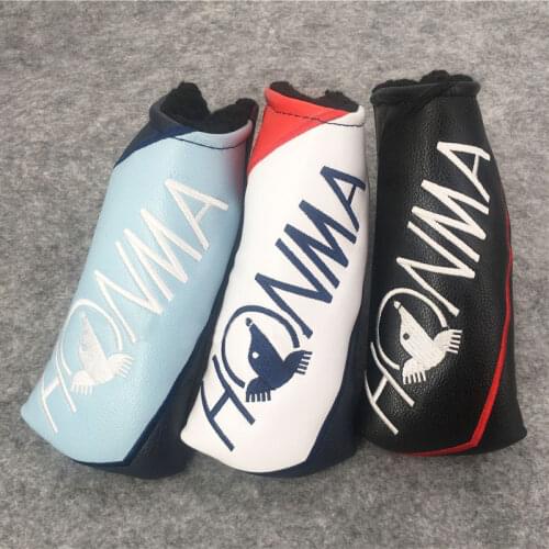 Golf Headcovers PU Leather HONMA Golf Putter Headcover golf accessory Dustproof Covers