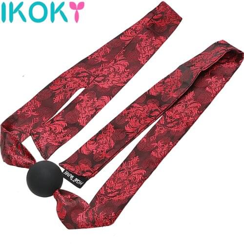 IKOKY Cosplay Bundling Female Chastity Belt Adult Erotica Products Sex Toys For Women Chastity Oral Sex Mouth Shape Ball