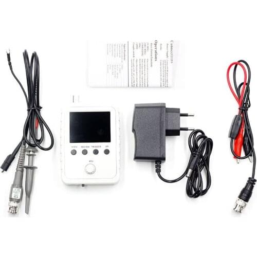 KKmoon 2.4" TFT Digital Oscilloscope Kit with Power Supply BNC-Clip Cable Probe DS0150 (Assembled Finished Machine) VS DSO138