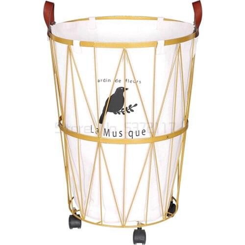 Dirty clothes basket household storage basket dirty clothes storage basket cloth art dirty clothes basket laundry bucket