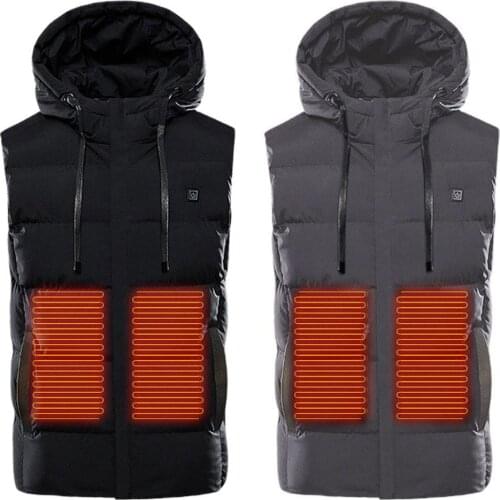 Heating Vest 2020 New 5V / 2A Usb Charging Smart Heating Vest Constant Temperature 10000mAh Portable Charger Outdoor Warmth