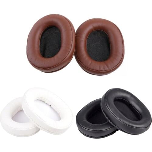 1Pair Soft Leather Earpads Sponge Foam Ear Cushion Cover Replacement for SteelSeries Arctis 3 5 7 Headphone Headset Accessories