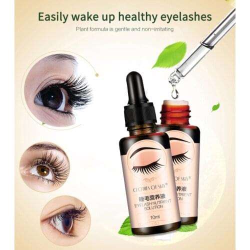 10ml Eyelash Growth Treatment Nutrition Liquid Eyelash Nourishing Serum Eyelashes Longer Fuller Thicker Eye Lashes Liquid TSLM1