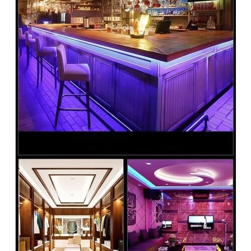 LED Strip Light DC Ribbon Tape Home Decoration RGB 5050 2835 Flexible Diode Luminous String Bluetooth WIFI Smart Controller