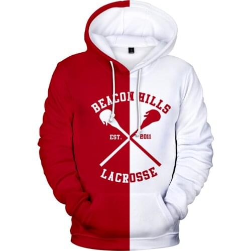 Stilinski 24 Hoodies Sweatshirts Men Women Streetwear Hit HOP Long Sleeve Plus Size Coat Men Clothes Teen Wolf Oversized Hoodie