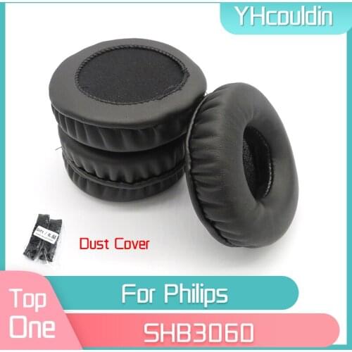 YHcouldin Ear Pads For Philips SHB3060 Headset Leather Ear Cushions Replacement Earpads