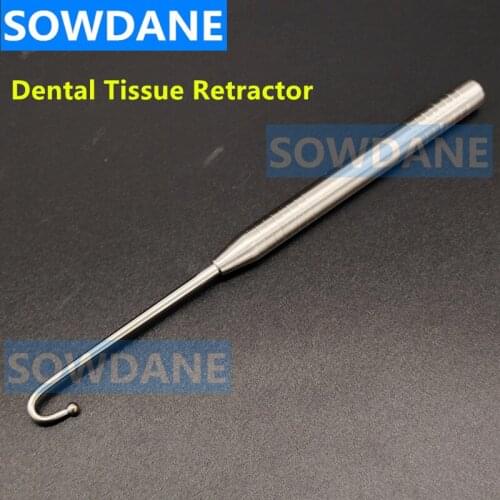1pc Dental Tissue Retractor Dental Implant Cheek Retractor Ball Ended Retractors One Prong Retractor Autoclavable Surgical Tool