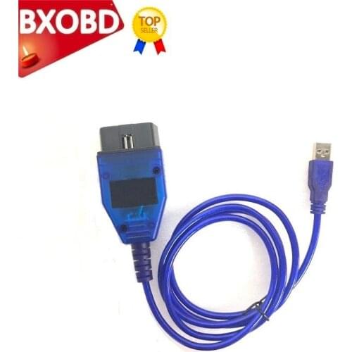 10PCS/LOT OBD2 Cable USB VAG COM KKL 409 OBDII Code Scanner KKL 409 USB Diagnostic Cable FTDI FT232RL VAG KKL 409 Professional