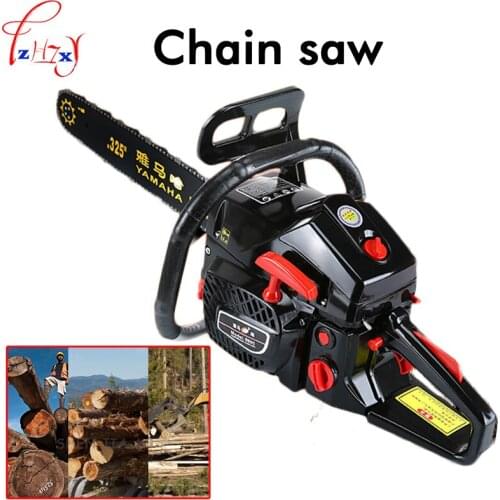 3.8KW High Power Hand Chain Saw Grinder Cutting Machine Gas Gasoline Saw Logging Saws Wood Cutter Powered Chainsaw Tool