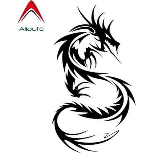 Aliauto Personality Car Sticker Chinese Dragon Auto Styling Classic Vinyl Decal for Opel Corsa Hyundai Creta VW Beetle,15cm*9cm