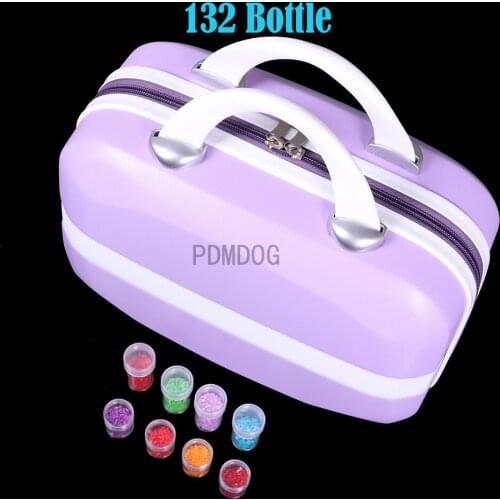 Diamond Painting 132/40 Bottles Tools Container Storage Bag Carry Case Daimond Painting Bag Embroidery Accessories Double Layer