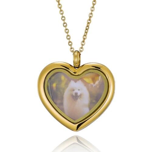 Making-123 Hip Hop European And American Style Custom Photo Love Heart Shape Pendant Necklace For Fashion Jewelry Jewelry