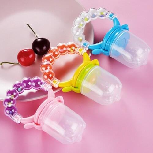 Baby Pacifier Clip for Safe Fruit Infant Food Nibbler Holder Nipples Silicone Soother Feeding Teat Pacifier Bottles Supplies
