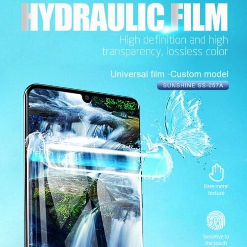 SUNSHINE 50pcs SS-057A Flexible Hydraulic Film For Mobile Phones Screen Front Film Cut For SS-890C Auto Film Cutting Machine