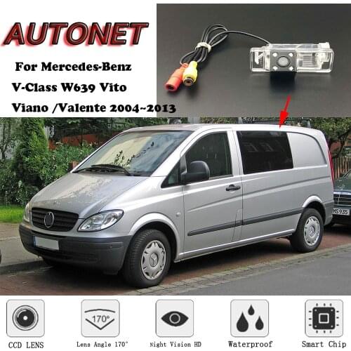 AUTONET Backup Rear View camera For Mercedes-Benz V-Class W639 Vito/ Viano /Valente 2004~2013 Night Vision/license plate camera