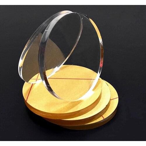 3mm Clear Cast Acrylic Circle Discs Quality Plexiglass Sheets Round Perspex Cutting Shapes For DIY Craft