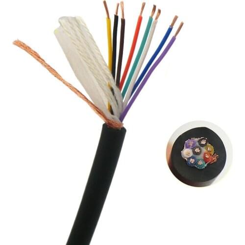 Microphone Cable 8 core Shielded Audio Signal Line with oxygen free copper 5m Conference Gooseneck Microphone Wire