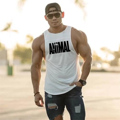 New cotton gym vest boys sleeveless vest bodybuilding fitness clothing undershirt fitness vest