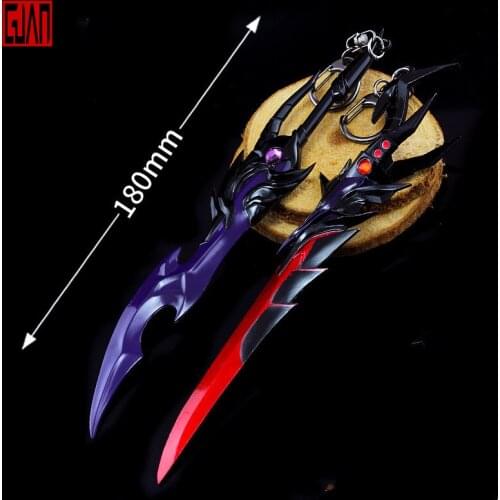 Weapon Miyamoto Musashis Eye Alloy Weapon Model 18cm Suit Weapon King Series Alloy Material Does Not Rust Easily