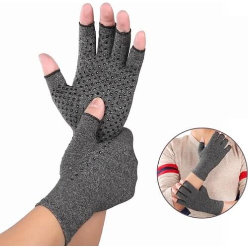 S/M/L Women Men Hands Arthritis Gloves Cotton Therapy Compression Gloves Circulation Grip Hand Arthritis Joint Pain Relief
