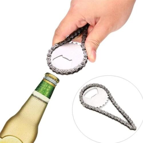 Portable Beer Bottle Opener Gear Bike Bicycle Chain Pocket Aluminum Beer Bottle Opener Can Wedding Party Favor Gifts