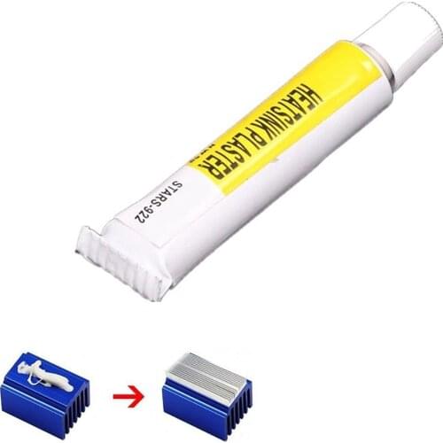 2Pcs Heatsink Cooling Plaster CPU Thermal Conductive Glue with Strong Adhesive