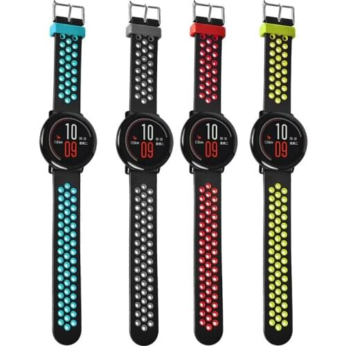 Universal 22mm strap for Huami Amazfit Stratos Silicone Replacement , for Xiaomi Amazfit Pace / Stratos 2/2S 22mm Sports Strap