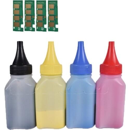 Refill toner Powder cartridge +4 pcs chip FOR Samsung CLT-K406S cartridge CLP-3307FW C410 413W C460W C460FW C463W