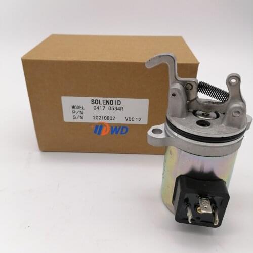 04170534R 04272733 M7272733 12V Fuel Shutoff Solenoid for Deutz Engine F2L1011 F3L1011 F4L1011 BF4L1011 CASE Backhoe 360