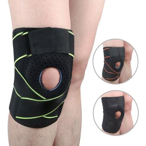 1~2PCS Fitness Running Cycling Knee Support Braces Sport Compression Elbow Knee Pad Sleeve for Basketball Volleyball Protection